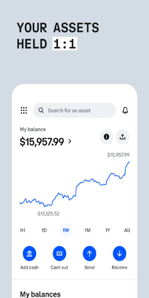 コインベース：ビットコインとエーテルを購入します