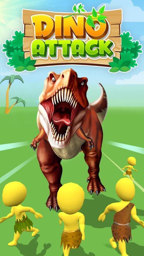 Dinosaur Attack Simulator 3D स्क्रीनशॉट 1