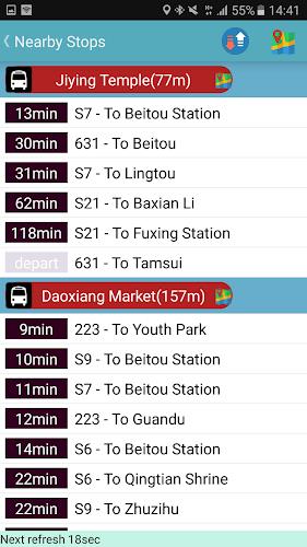 Keelung Bus Timetable Screenshot 2