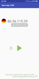 Germany VPN-Plugin for OpenVPN スクリーンショット 1