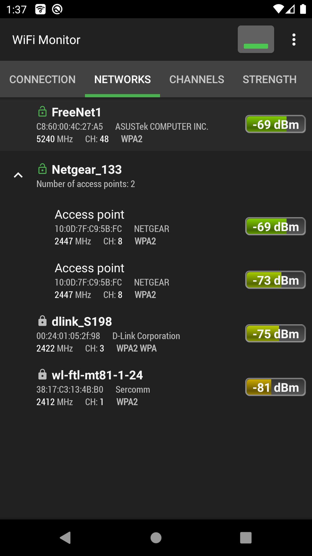 WiFi Monitor: network analyzer Screenshot 3