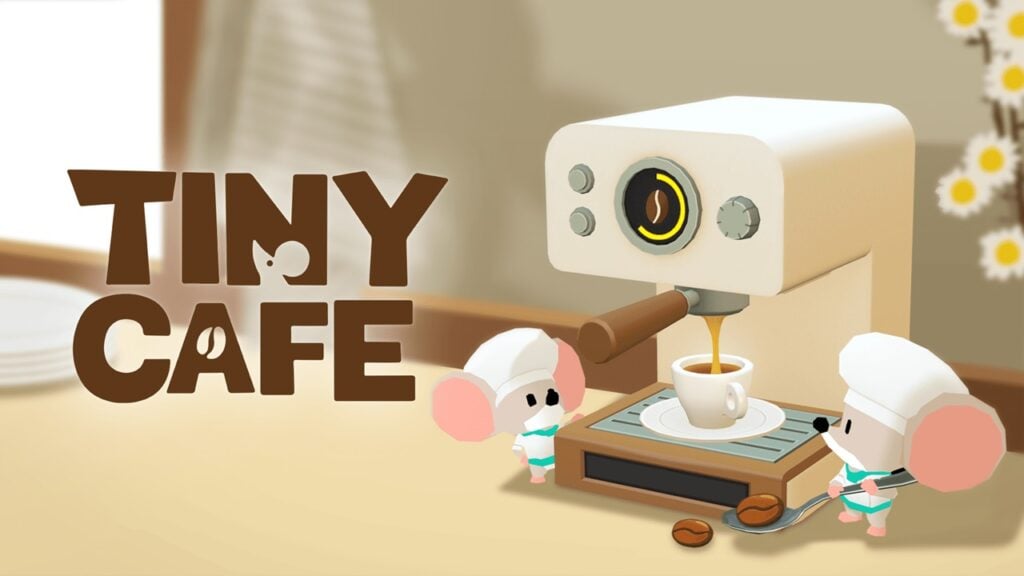 Gatos ficam aconchegados em um minúsculo café com baristas ratos!