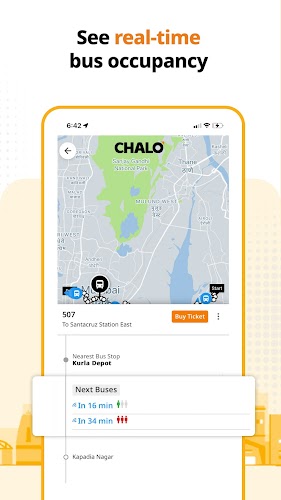 Chalo - Live Bus Tracking App स्क्रीनशॉट 3