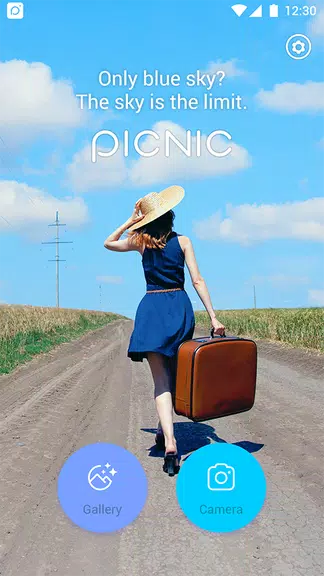 PICNIC 피크닉  - 맑은 하늘 필터 카메라 스크린샷 1