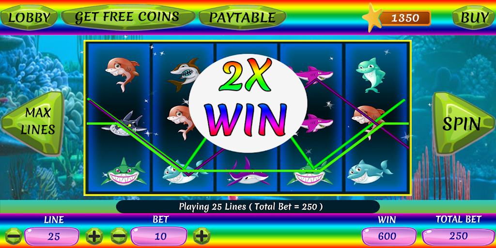 Shark Slots Capture d'écran 2