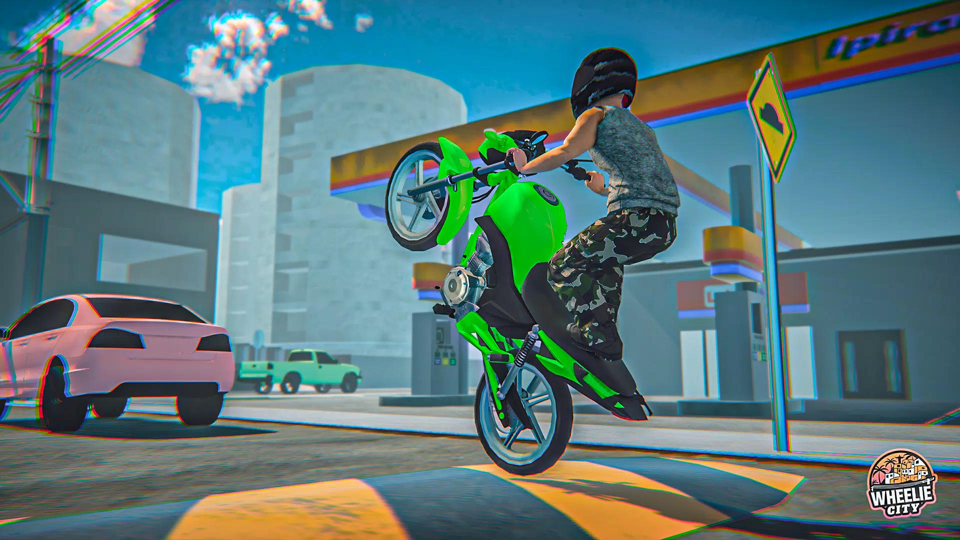 Wheelie City Captura de tela 2