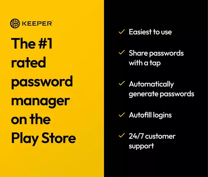 Keeper Password Manager स्क्रीनशॉट 1