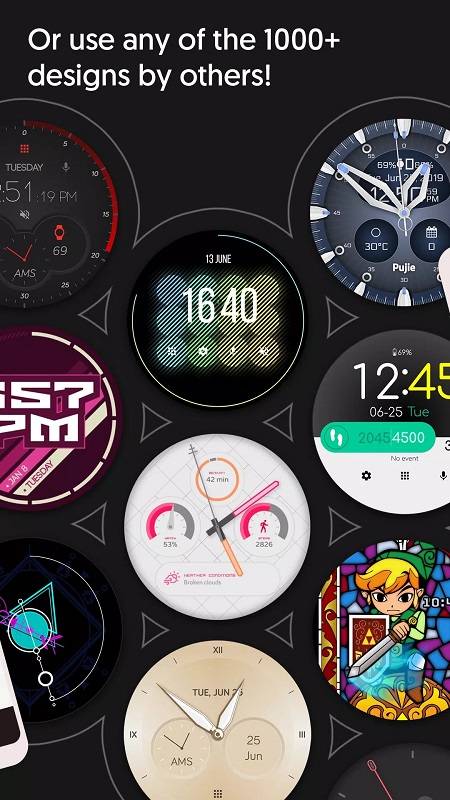 Watch Faces - Pujie - Premium Captura de pantalla 2