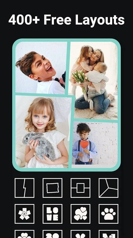 Grid Photo Collage Maker Quick Ảnh chụp màn hình 3