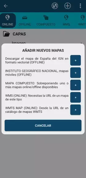 Mapas de España Captura de tela 4