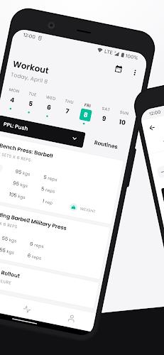 FitHero - Gym Workout Tracker Captura de tela 2