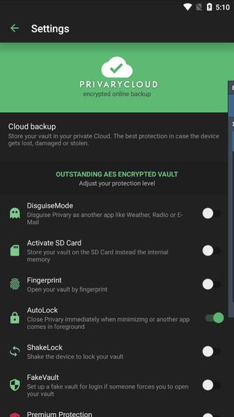Protéger Photos Vidéos PRIVARY Capture d'écran 1