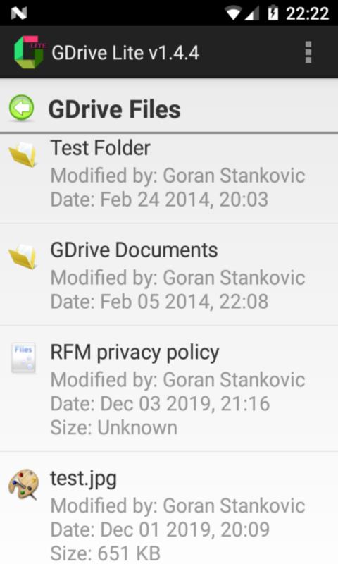 Remote File Manager Screenshot 2