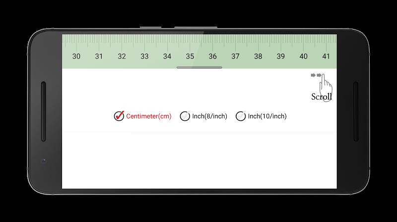 Schermata Tape measure: cm, inch 2