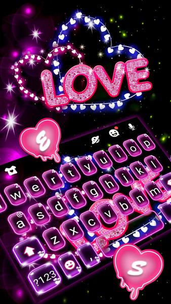 Neon Love キーボード スクリーンショット 2