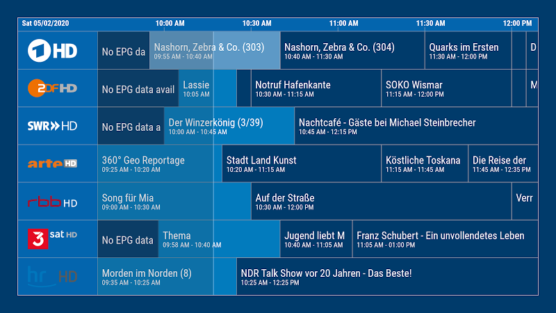 dream Player TV for TVheadend Screenshot 3