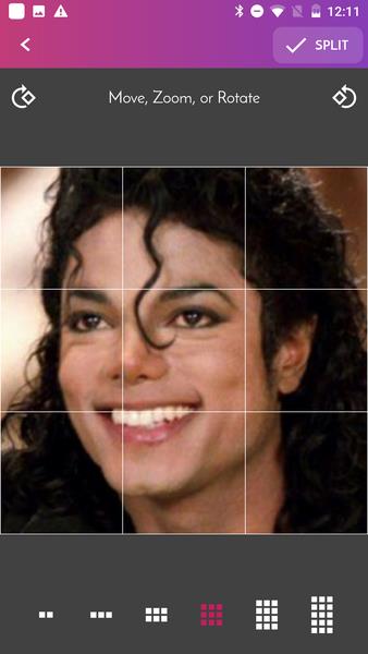 PhotoSplit Grid Maker Скриншот 4