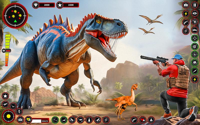 Dino Hunter 3D Hunting Games Captura de tela 2