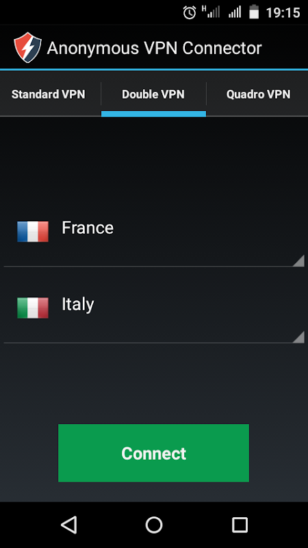 Schermata Anonymous VPN Connector 3