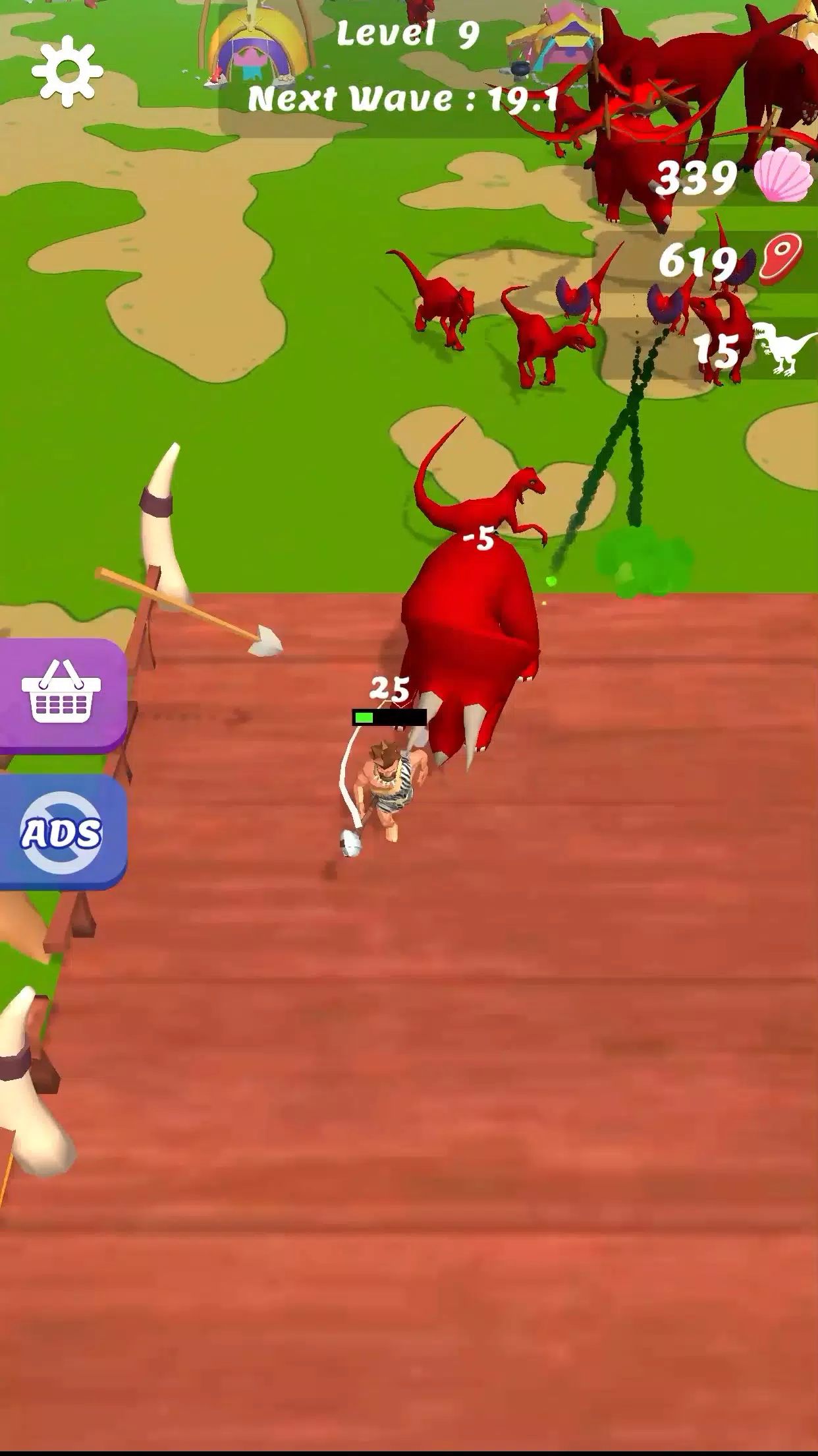 Dino Islands: Collect & Fight スクリーンショット 1