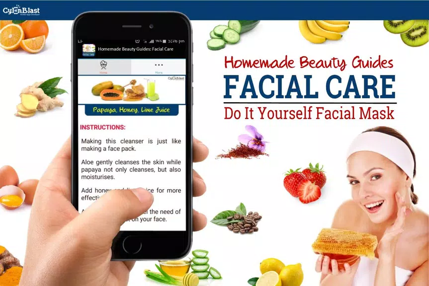 Homemade Beauty: Facial Care Capture d'écran 3