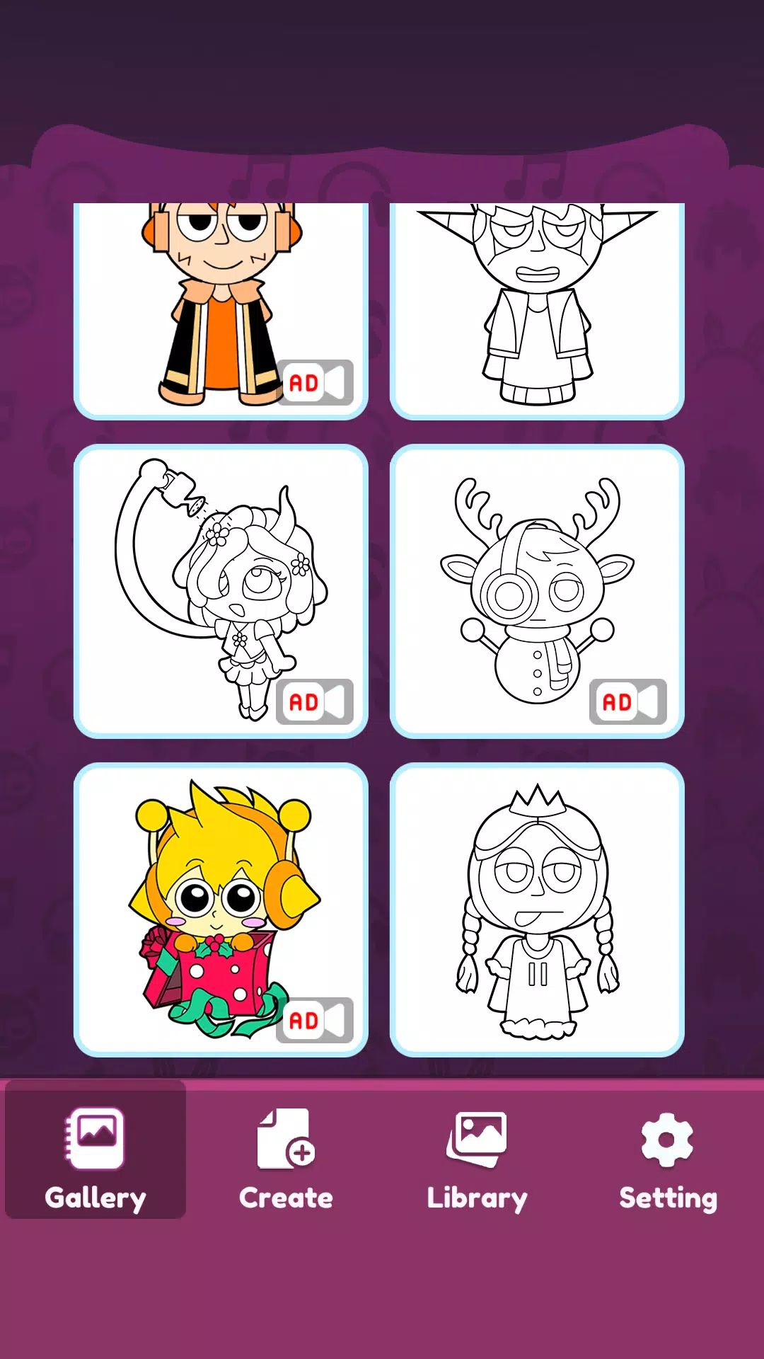 Horror Coloring: Draw Color Captura de tela 4