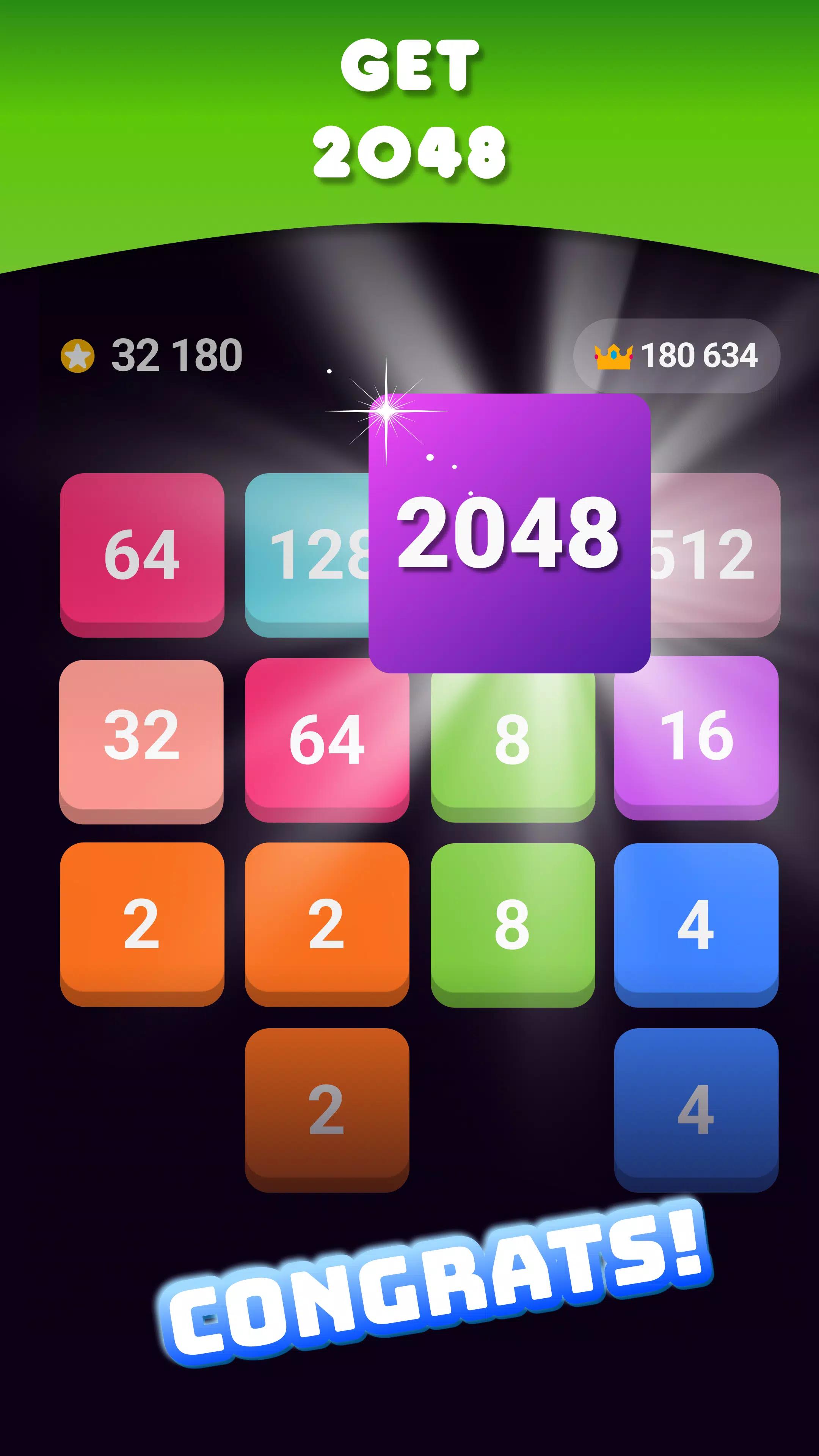 2048: Puzzle Game! Merge Block Zrzut ekranu 2