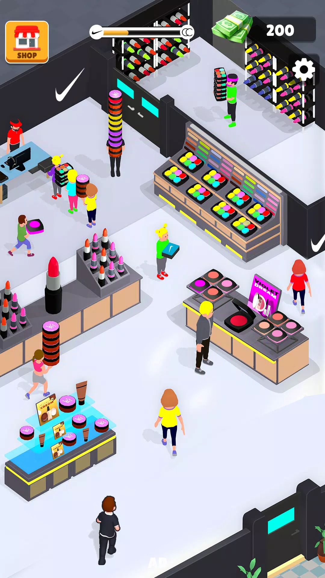 Schermata Outlet Store 3d – Tycoon Game 2