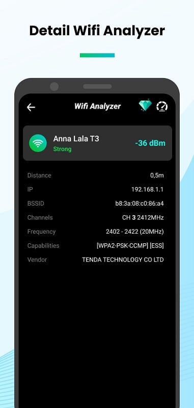 Speed Test & Wifi Analyzer ဖန်သားပြင်ဓာတ်ပုံ 4