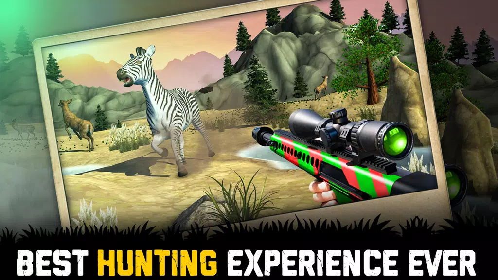 Wild Animal Hunting 3D Offline 스크린샷 3