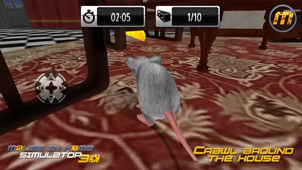 Mouse in Home Simulator 3D Tangkapan skrin 1