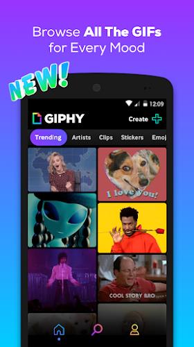 GIPHY: GIFs, Stickers & Clips 스크린샷 1