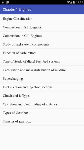 Automobile Engineering Screenshot 2