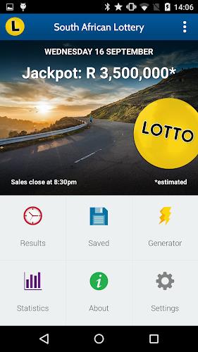 SA Lotto & Powerball Results Schermafbeelding 1