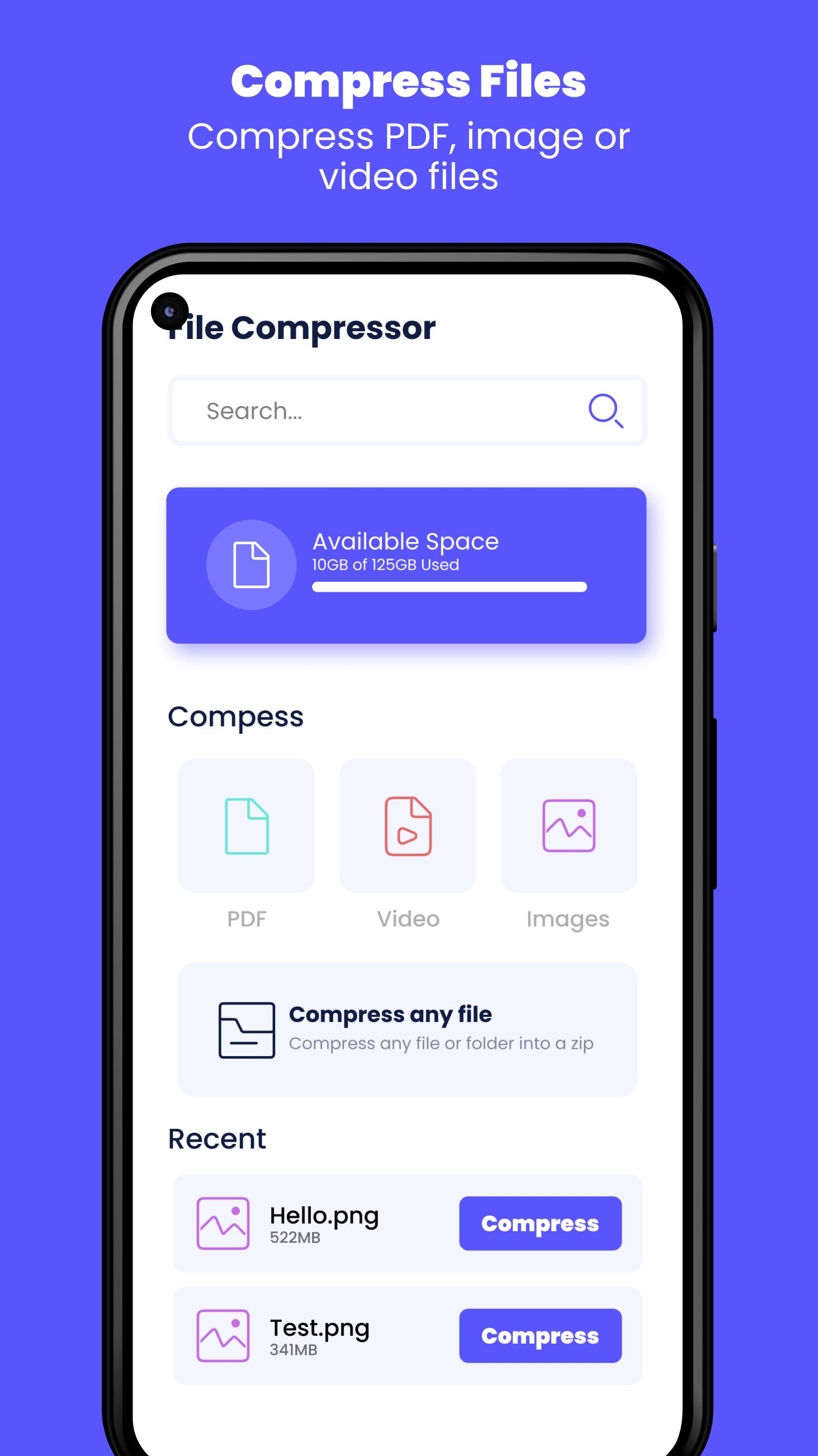 File Compressor: Compress File 스크린샷 3