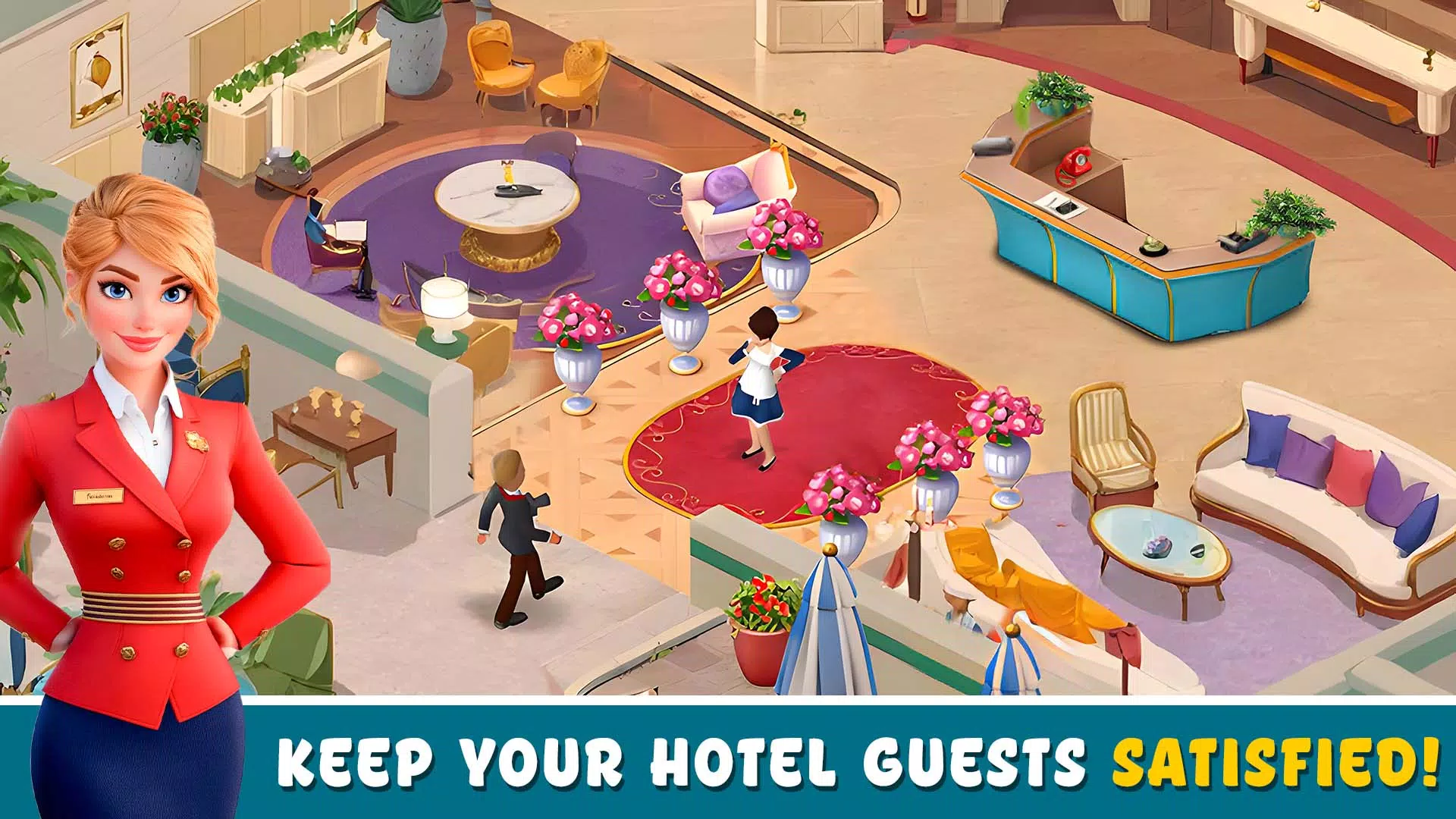 Hotel games: idle hotel tycoon应用截图第2张