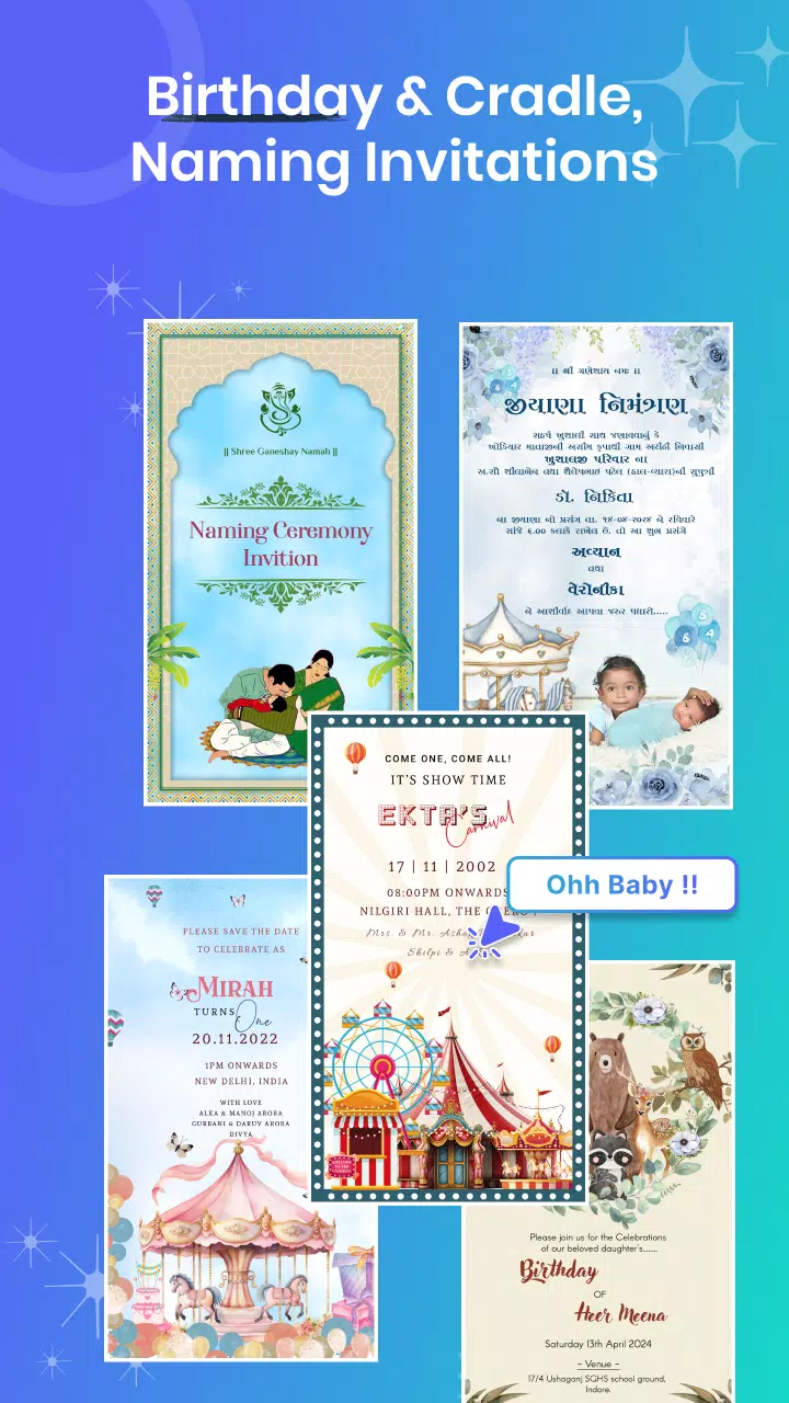 Invitation Maker - Card Design 스크린샷 4