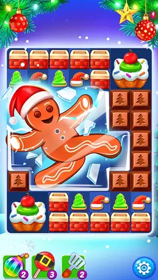 Christmas Cookie: Match 3 Game Schermafbeelding 3