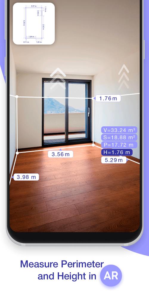 ARPlan 3D 捲尺，尺子量度，平面圖測繪，AR 測距儀應用截圖第1張