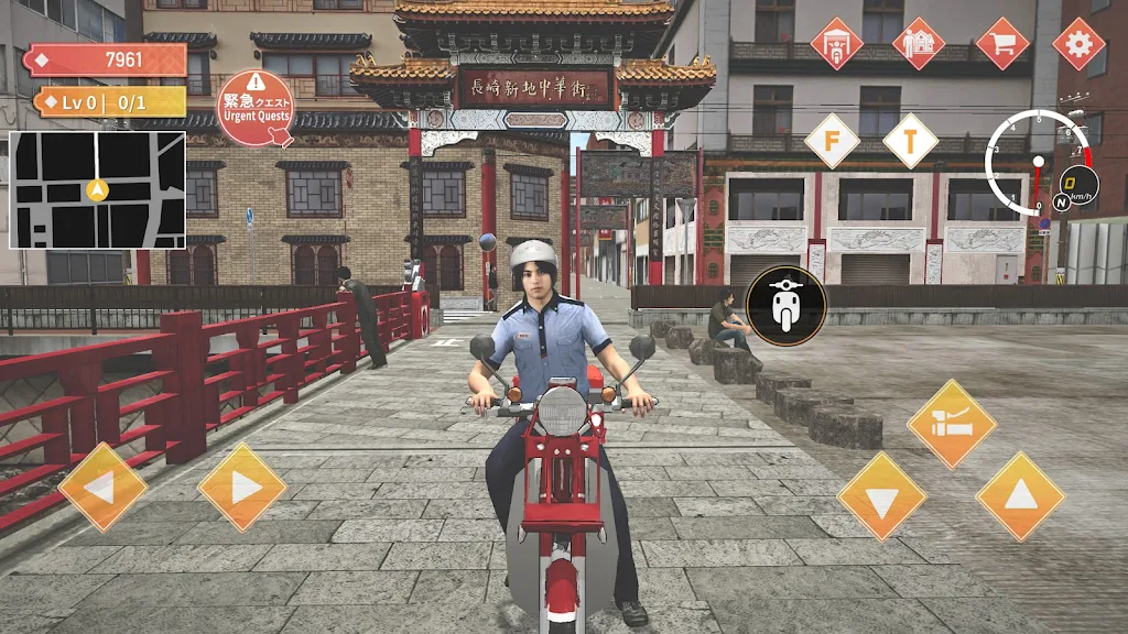 Japan Postman Moto Simulator स्क्रीनशॉट 1