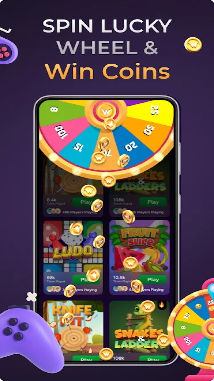 WinFree: Play & Earn WinCoins Screenshot 1