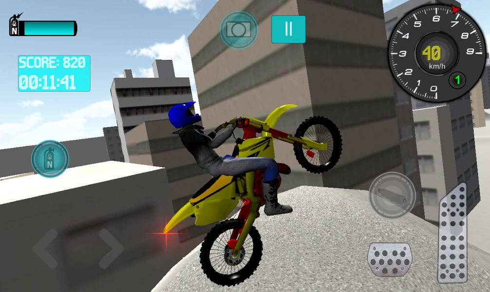 Motocross City Driver Captura de pantalla 2