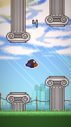 Hyper Day 4 - Flappy Bird Remake スクリーンショット 2