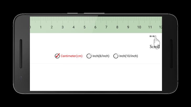 Tape measure: cm, inch Captura de pantalla 1