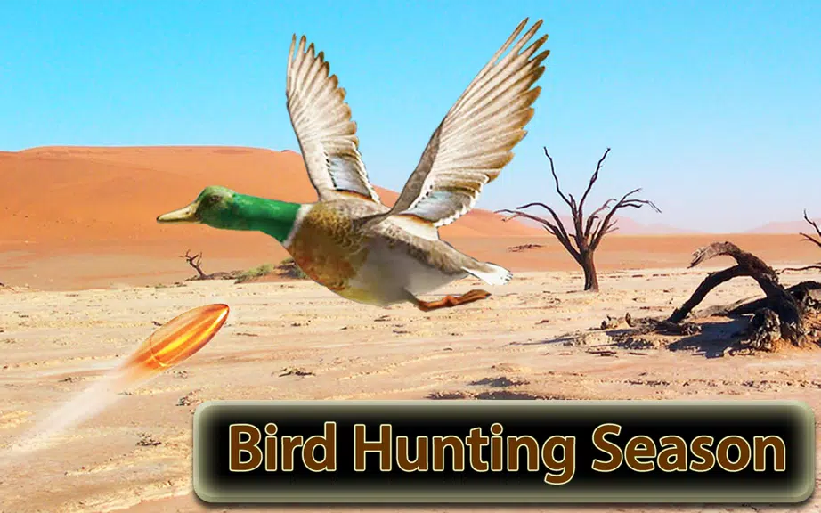 Desert Birds Sniper Shooter 3D Captura de tela 1