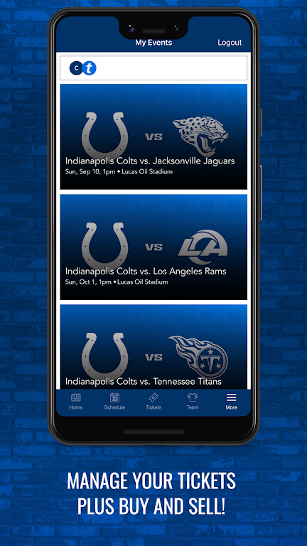 Indianapolis Colts Mobile Captura de pantalla 3