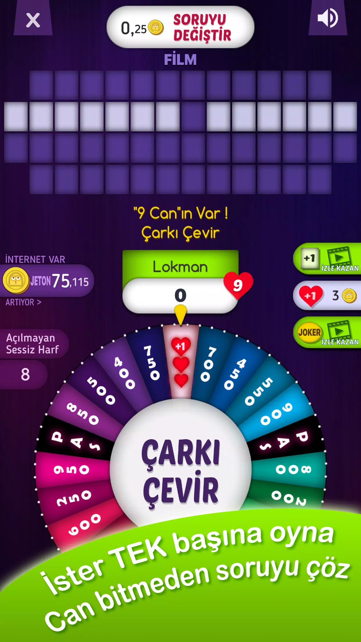 Çarkıfelek Mobil - Zarf Seç Captura de tela 1