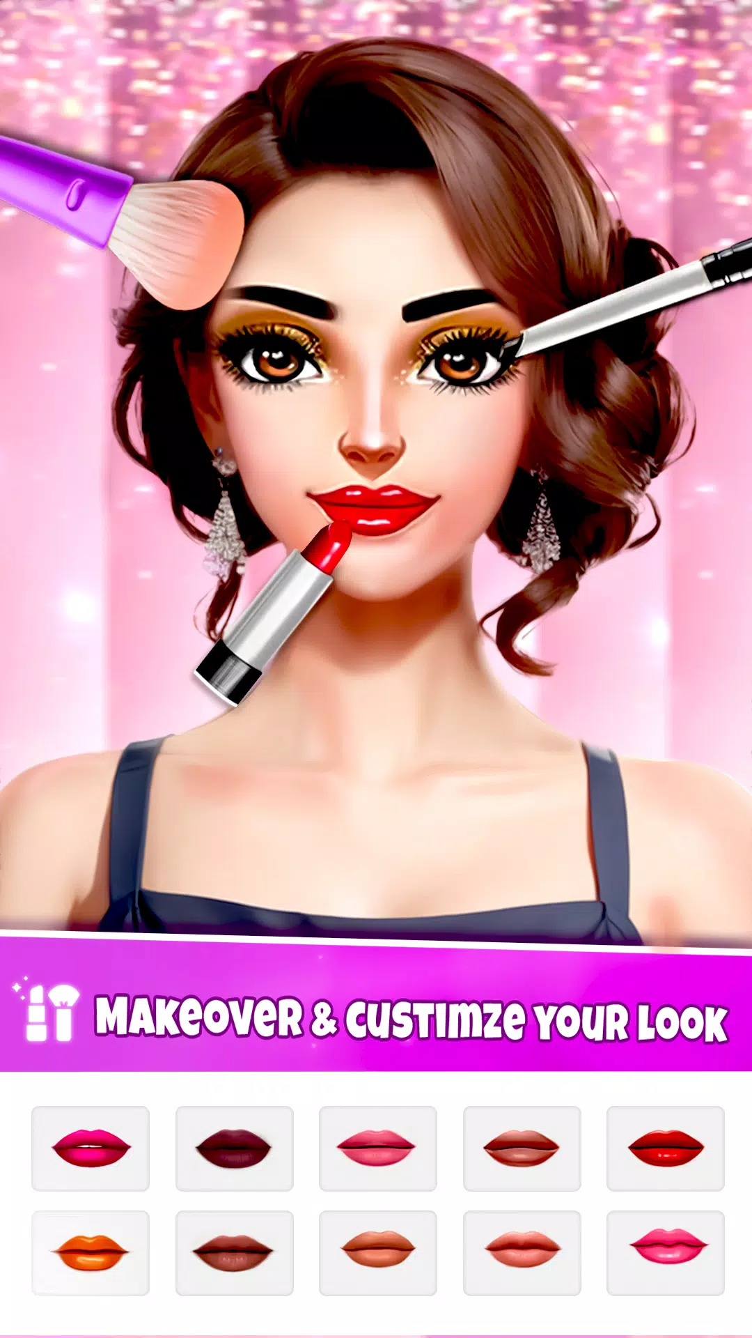 Fashion Dress Up, Makeup Game 스크린샷 1