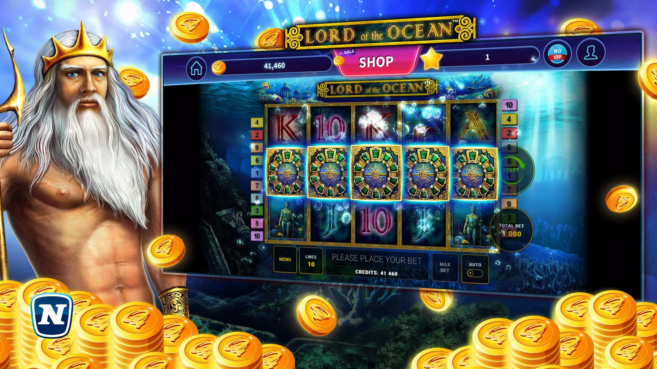 Lord of the Ocean™ Slot Zrzut ekranu 3