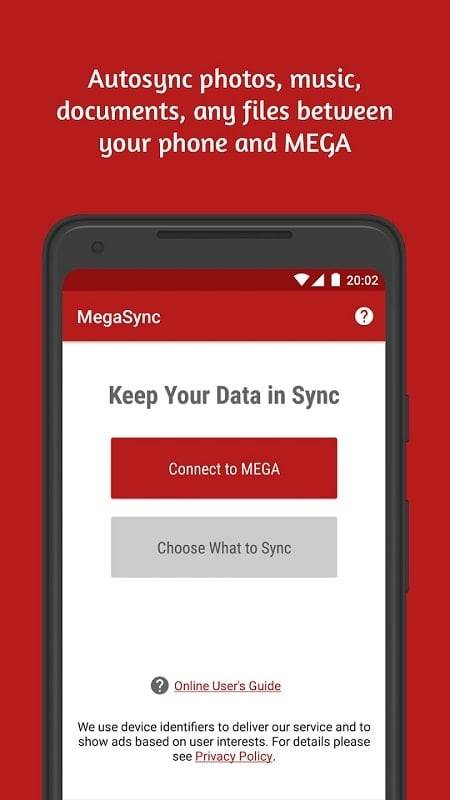 Autosync for MEGA - MegaSync Tangkapan skrin 2